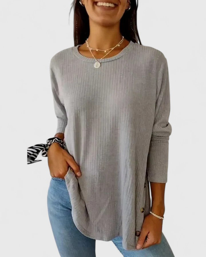 Megan – Elegant Crew Top