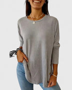 Megan – Elegant Crew Top