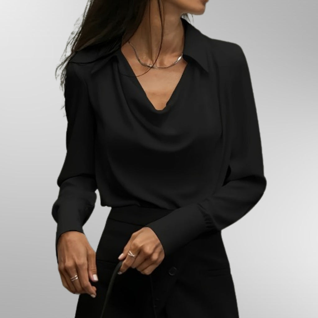 Violet – Elegant i satin blus
