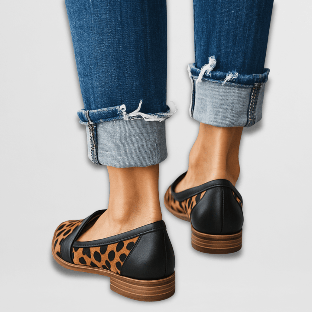Helen – Ortopediska mjuka mocka loafers