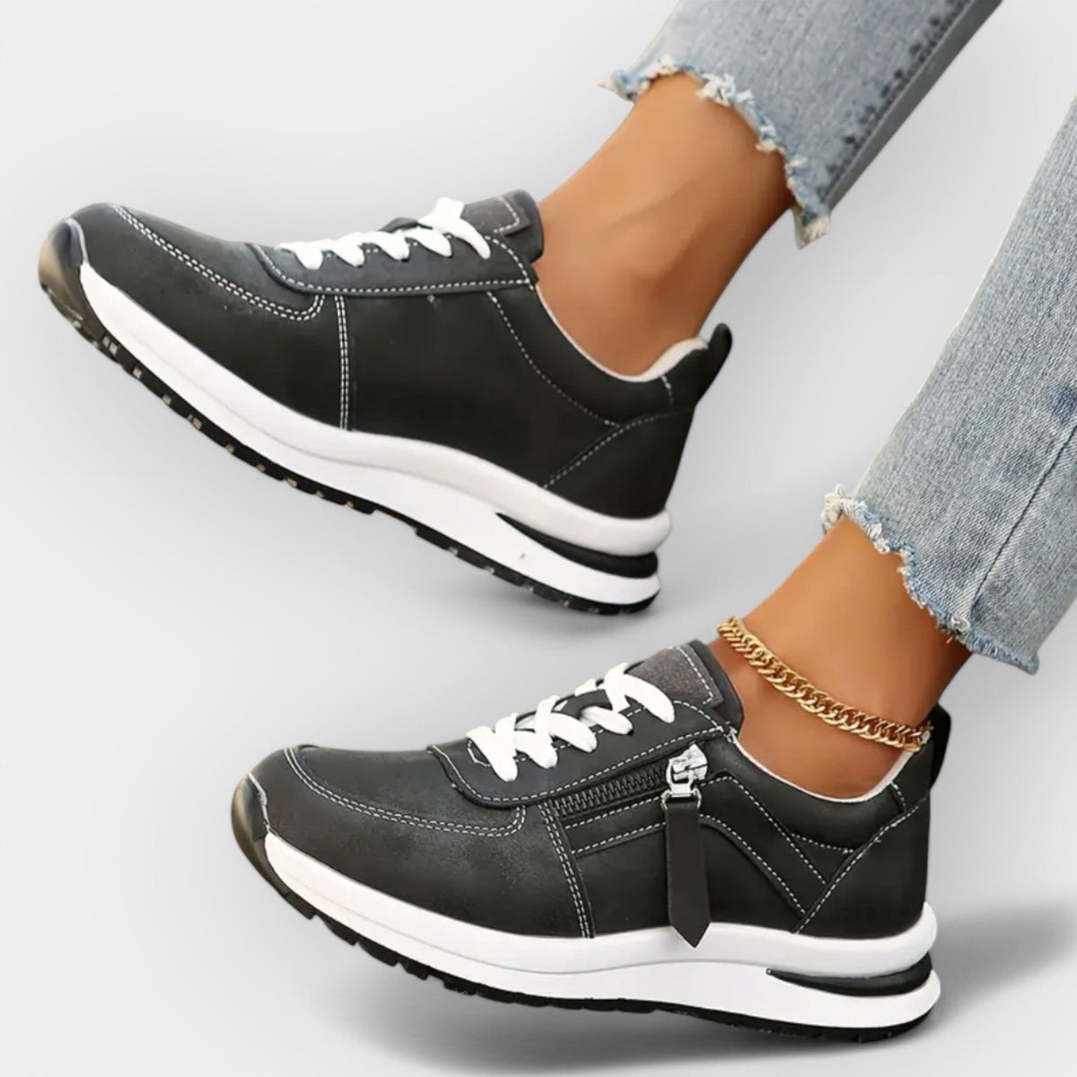 Stilrena sneakers med anatomisk passform