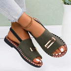 Gianna – Ortopediska Sandaler Med Kilklack
