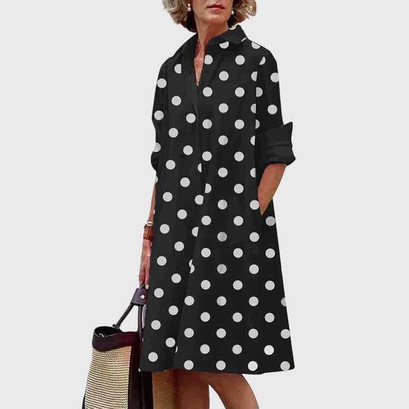 Paige – Elegant Klänning Med Fickor