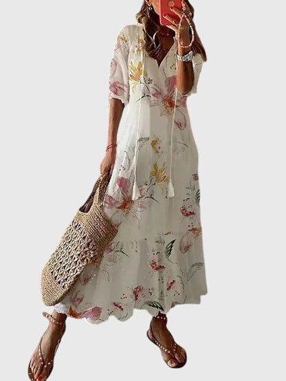 Amalia – Boho Vintage Sommarklänning