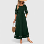Delymarina – Elegant Midi Klänning