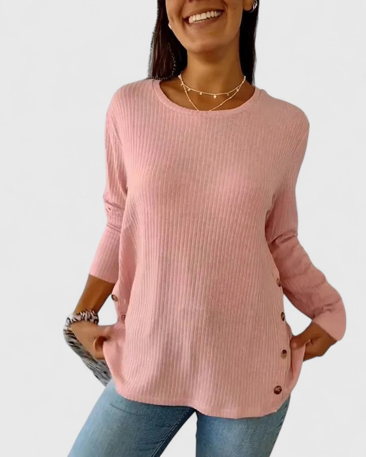 Megan – Elegant Crew Top