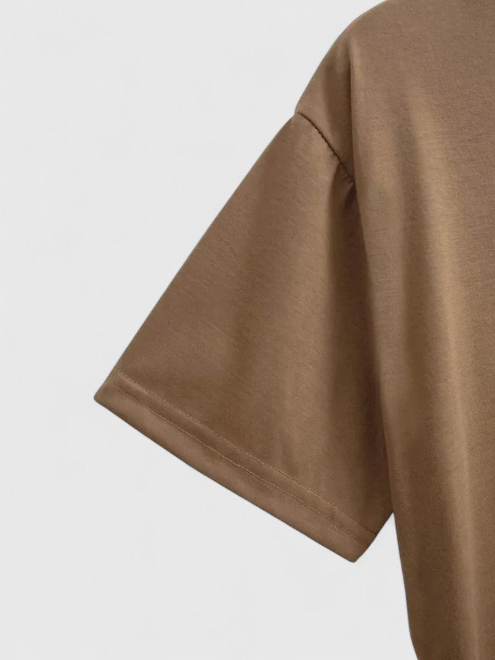Ivanelle – Bekväm T-shirt med Kort Ärmar