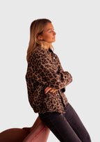 Elodie – Stilig Leopardmönstrad Jacka