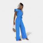 Jumpsuit för dam med fjärilsärmar