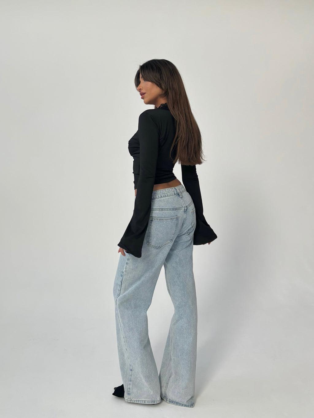Nordisk Chic | Långärmad spetstopp