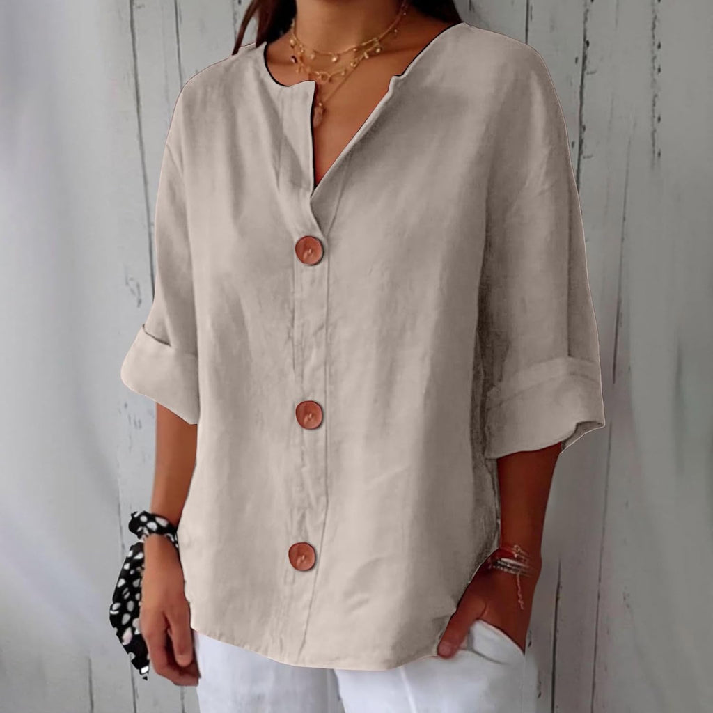 Marie | Sofistikerad blus med volanger