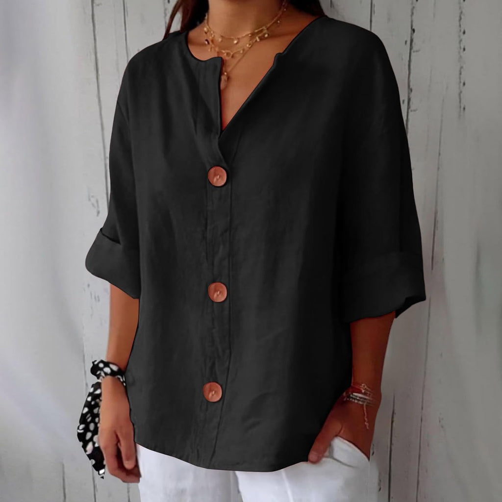 Marie | Sofistikerad blus med volanger