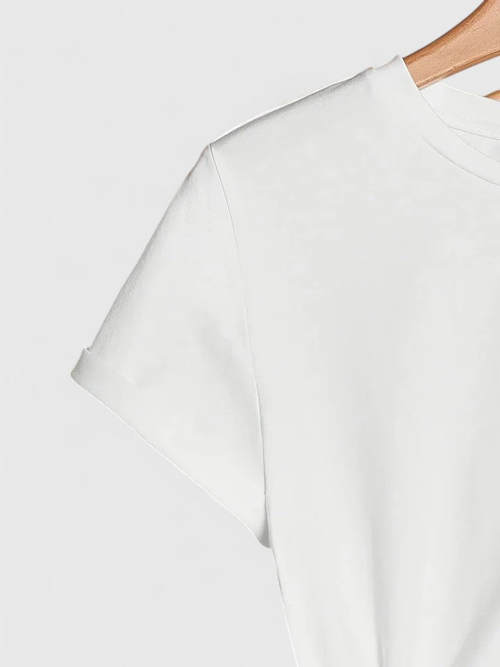 Ivanelle – Bekväm T-shirt med Kort Ärmar