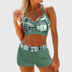 Janelle – Ribbad Högmidjad Bikini