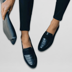 Aveline | Crocomönstrade loafers