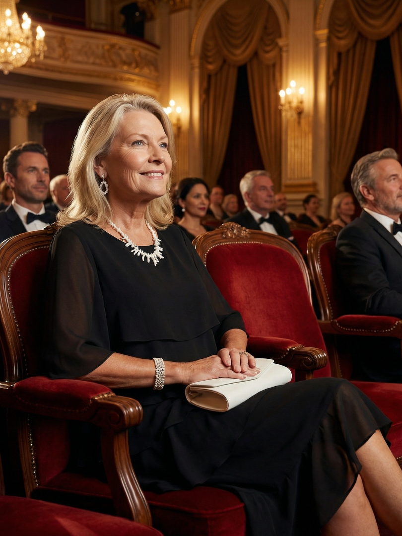 Margaux | Midiklänning med volanger