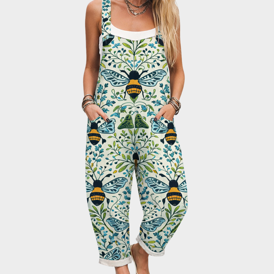 Ida | Mönstrad bekväm jumpsuit