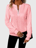 Nora – Med dragkedja blus