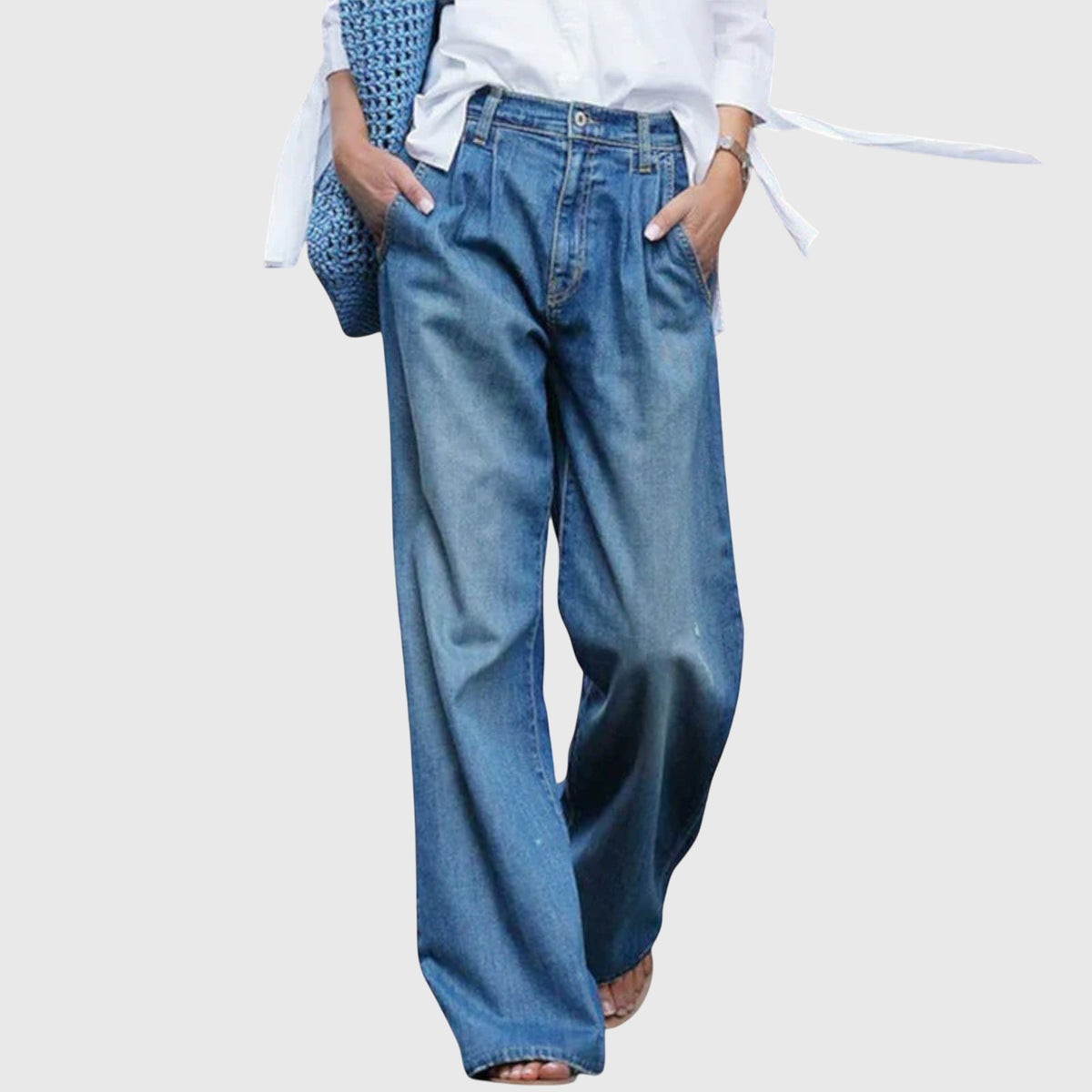 Ava – Högkvalitativa Jeans Med Vida Ben