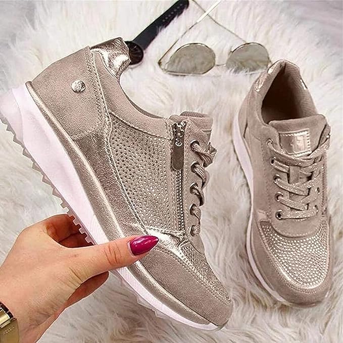 Sophie | Kilklackssneakers med dragkedja