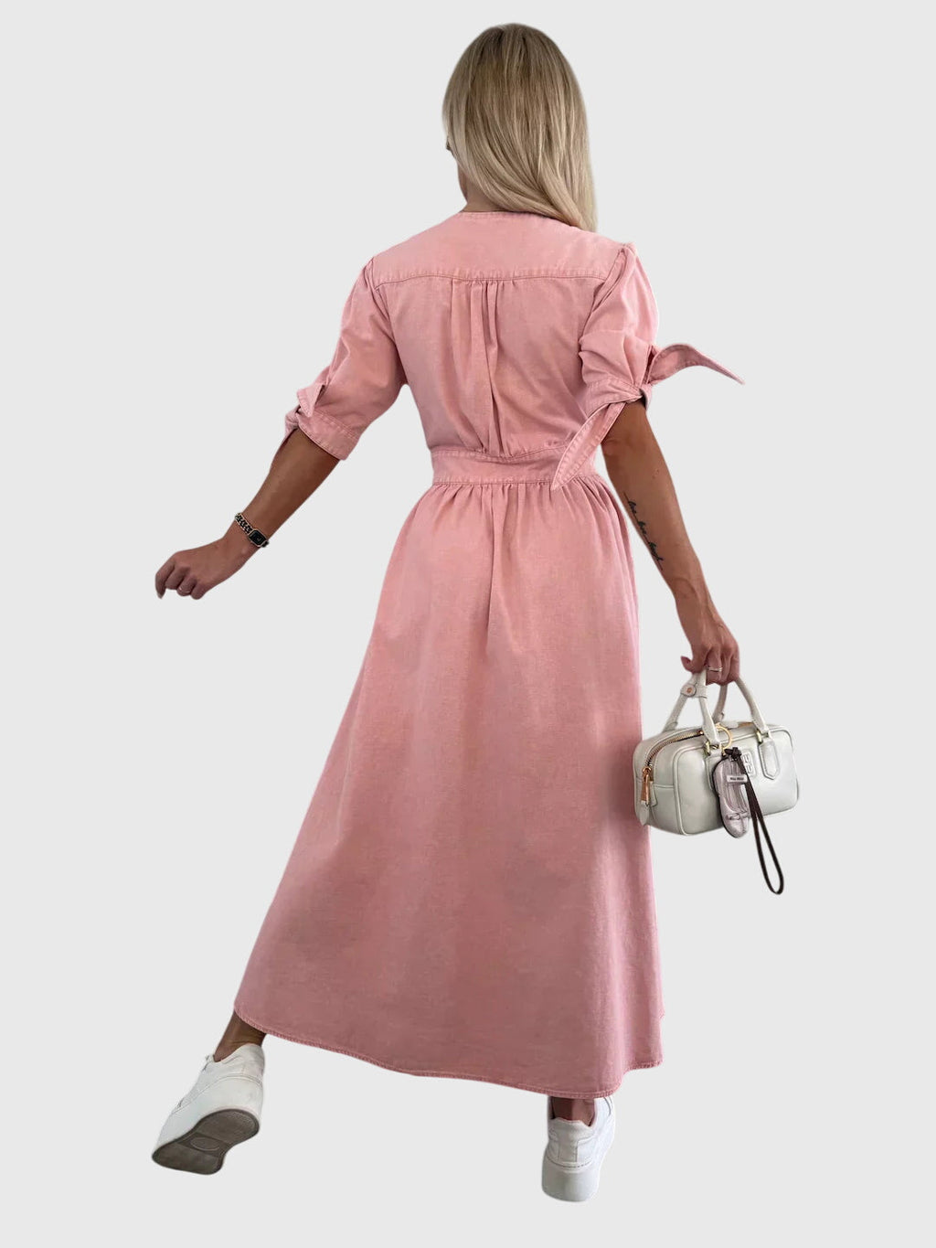 Sophia – Elegant Denim Klänning