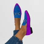 Juliette | Färgstarka loafers i mocka