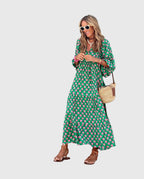 Sarah – Boho Maxi Klänning