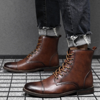 Polerade cityboots för herr