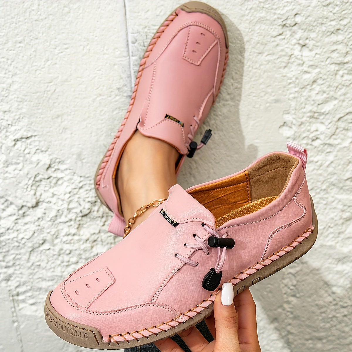 Mathilde | Handstickade bekväma loafers