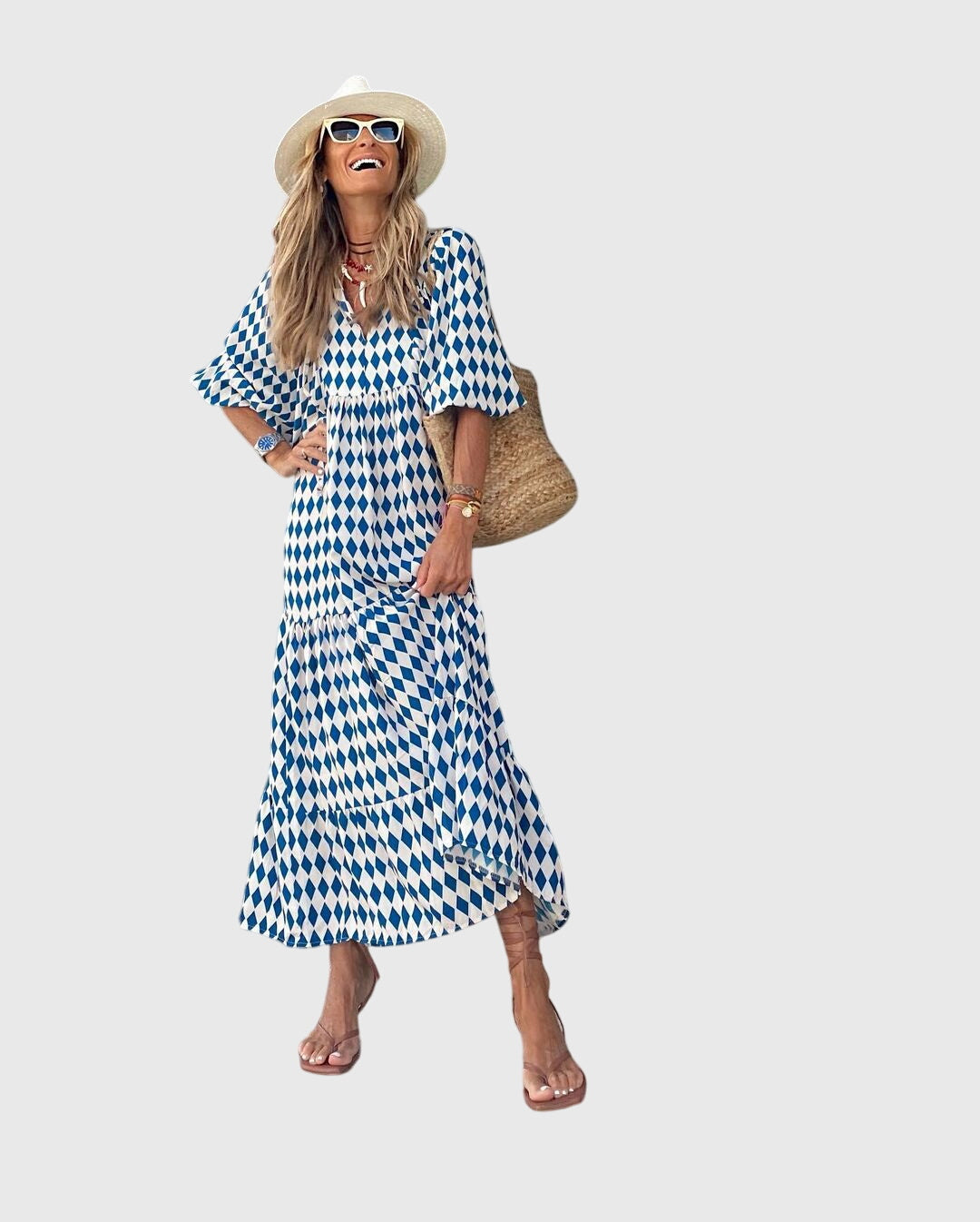 Sarah – Boho Maxi Klänning