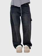 Kimberly – Kvinnors Glittrande Diamant Denimbyxor