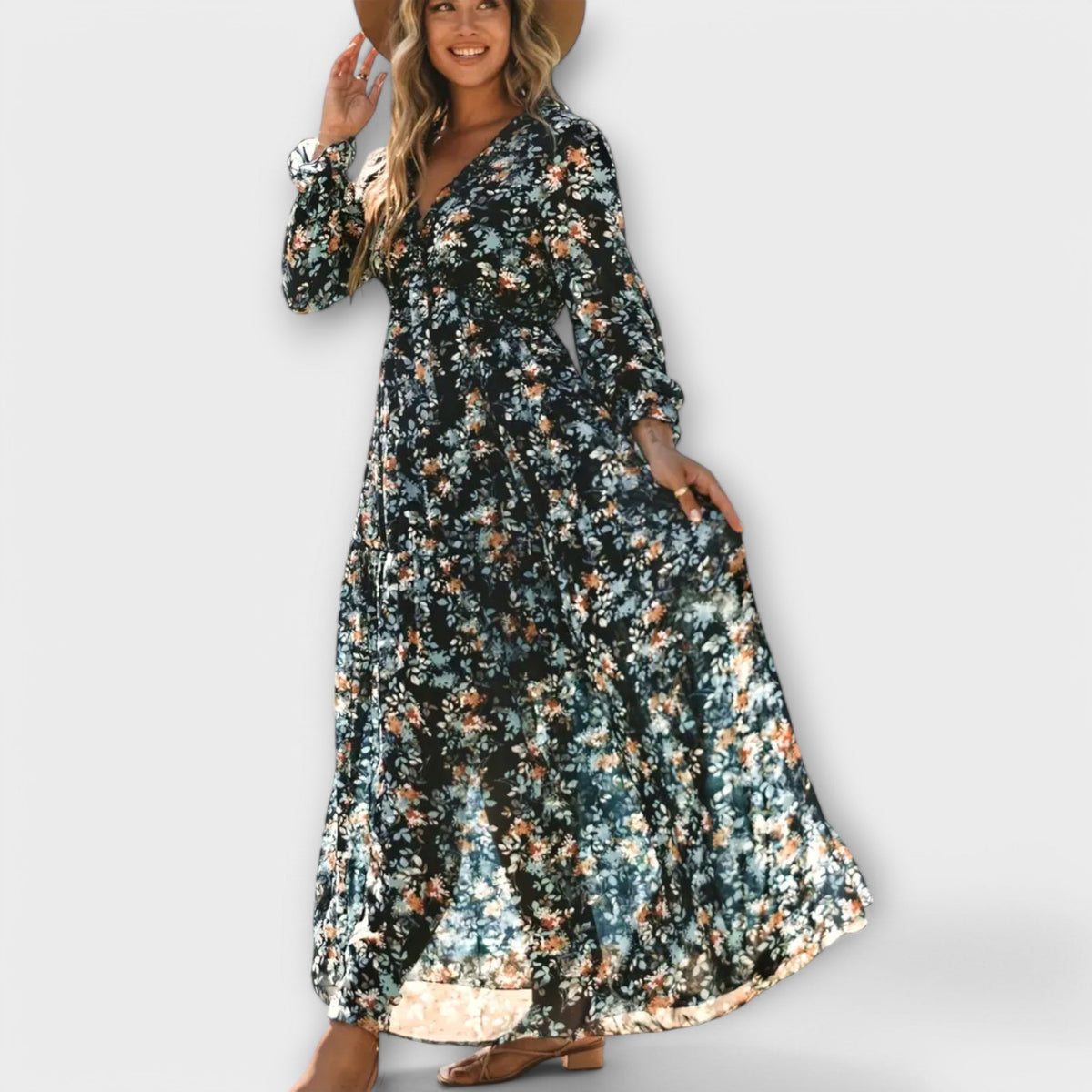 Ynah – Elegant Maxi Klänning