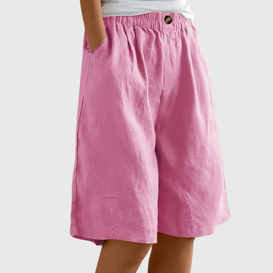 Ella | Vida shorts med resårmidja