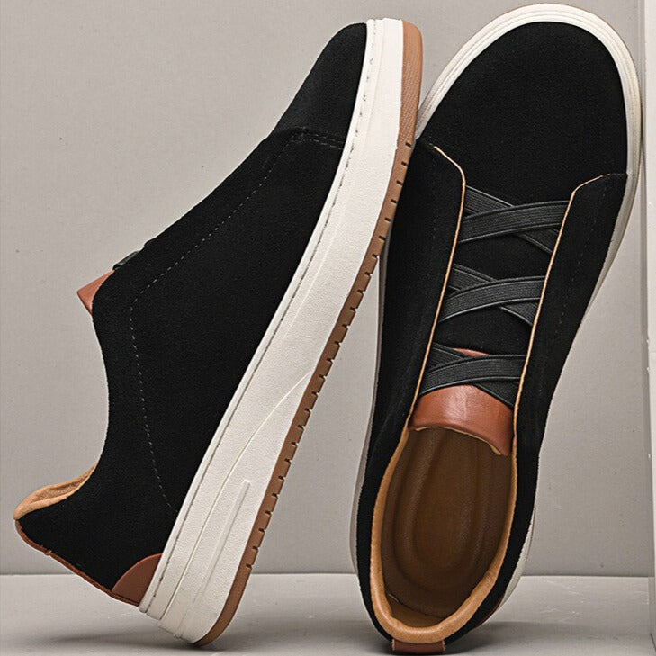 Slip-on-skor i mocka
