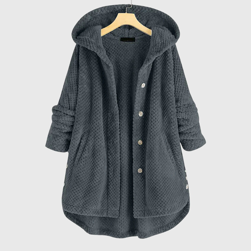 Franca – Fleecejacka med Huva
