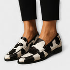 Pauline | Kontrastmönstrade loafers