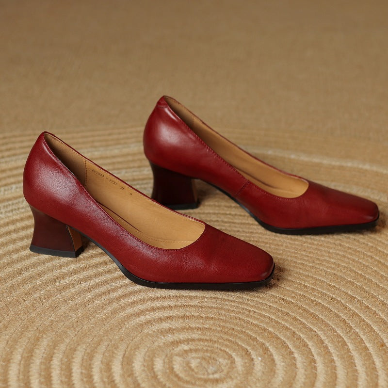Martine | Pumps med fyrkantig tå