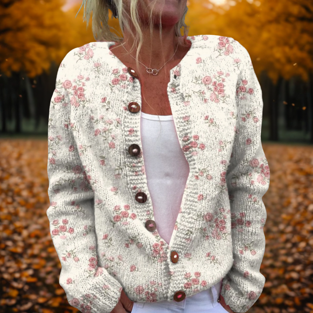 Stella – Kofta Med Rosa Rosor