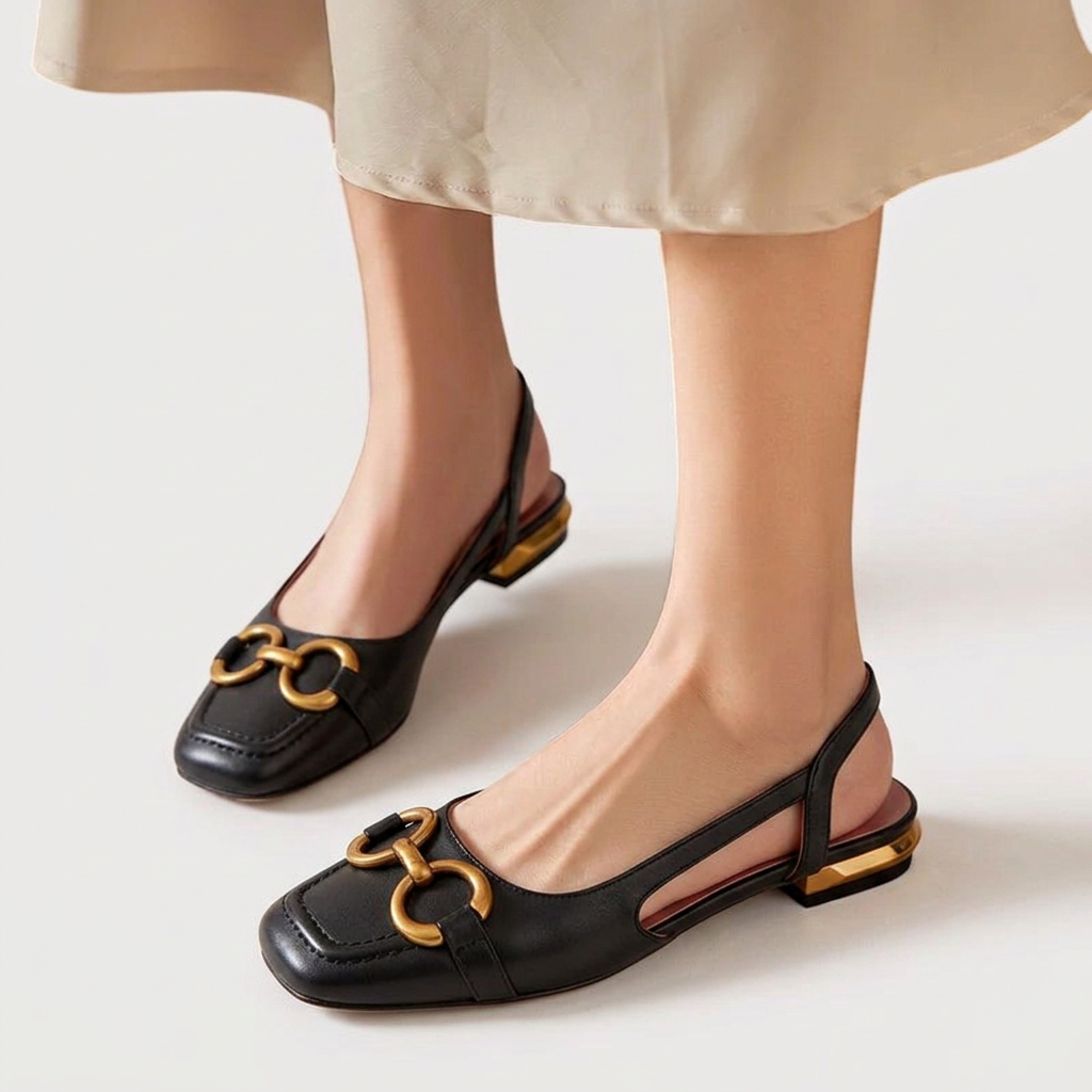Alexandra – Ortopediska Slingback-skor