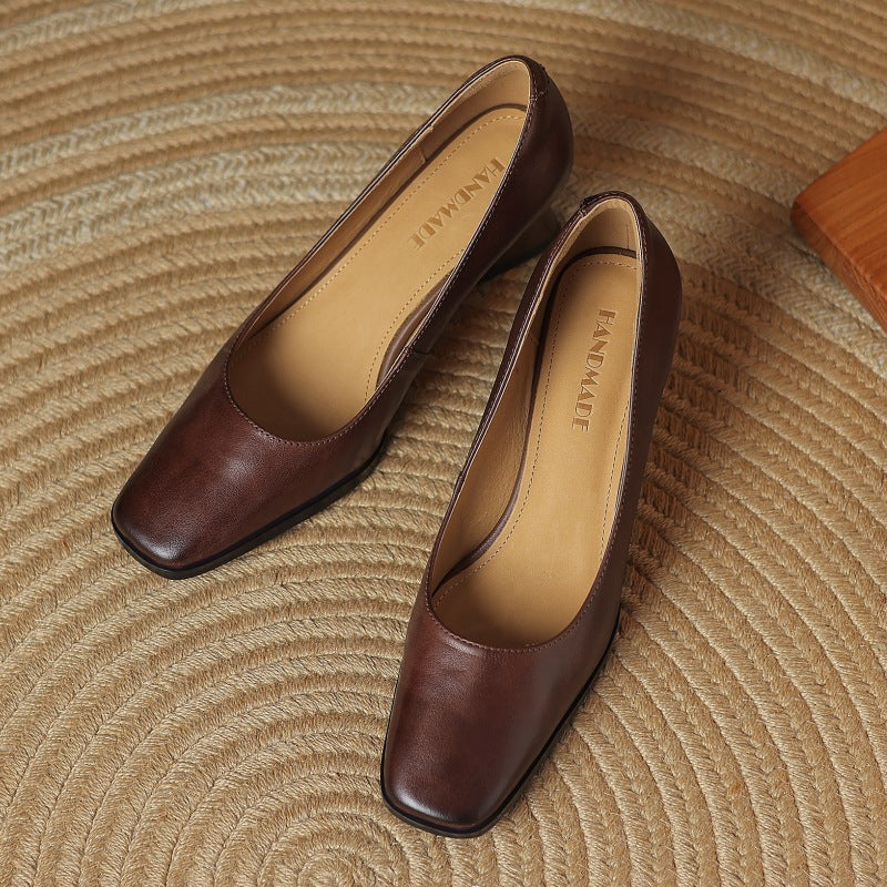 Martine | Pumps med fyrkantig tå