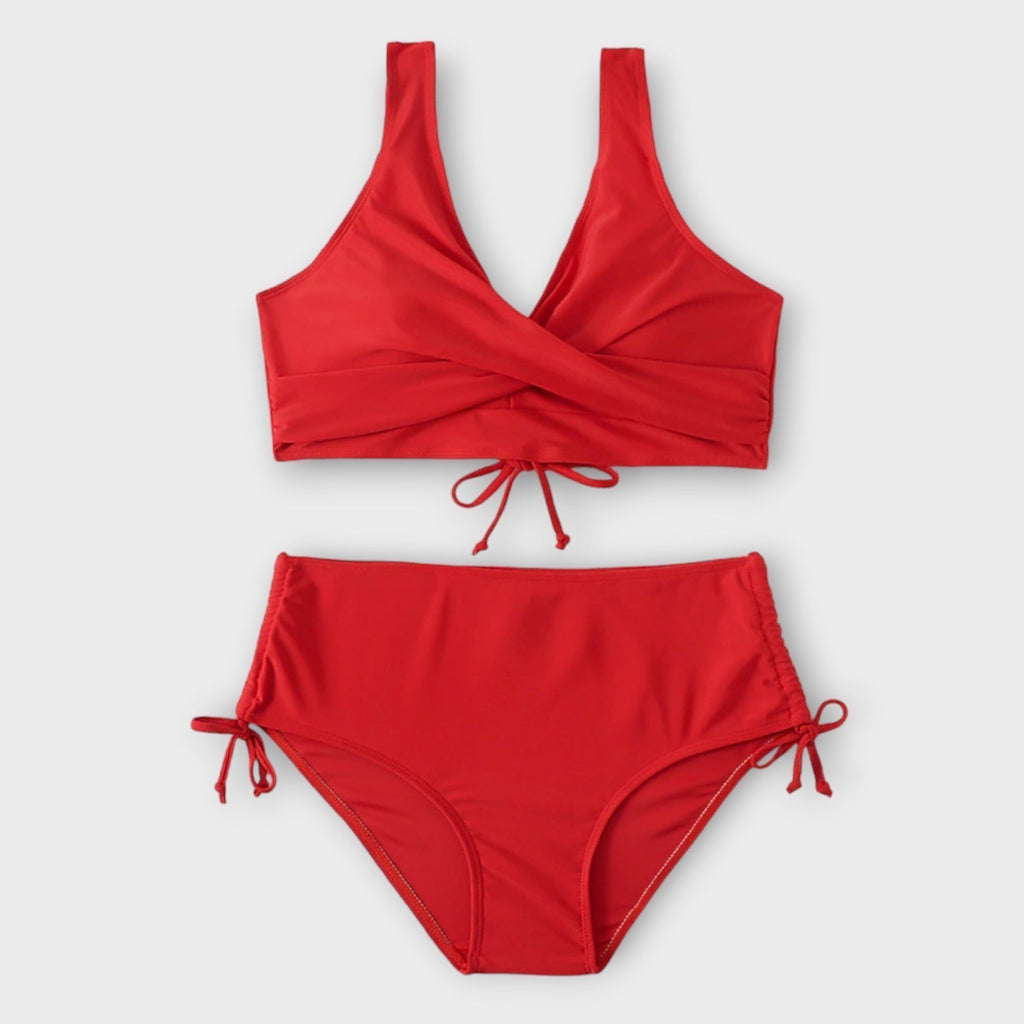 Rachel – Kvinnors Stiliga Tvådelade Bikini Badset