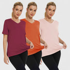 Samantha – Bekväm T-shirt (Pack Om 3)