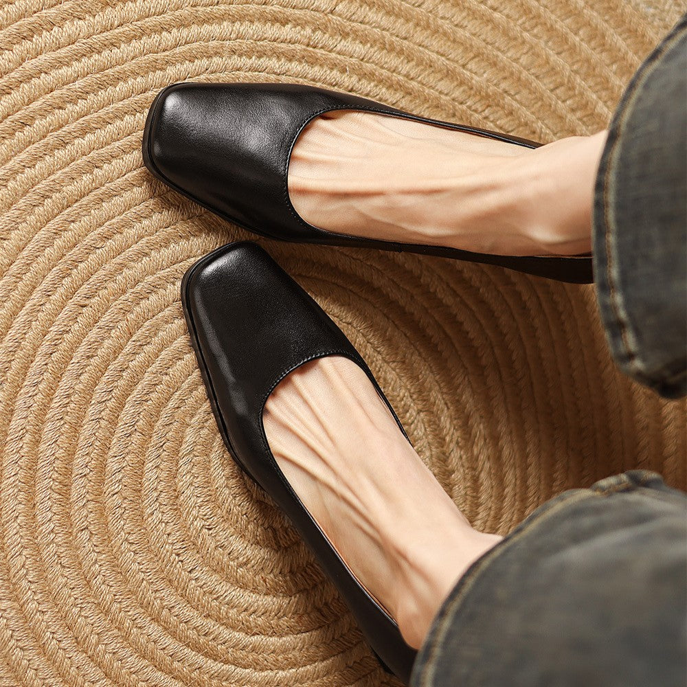 Martine | Pumps med fyrkantig tå