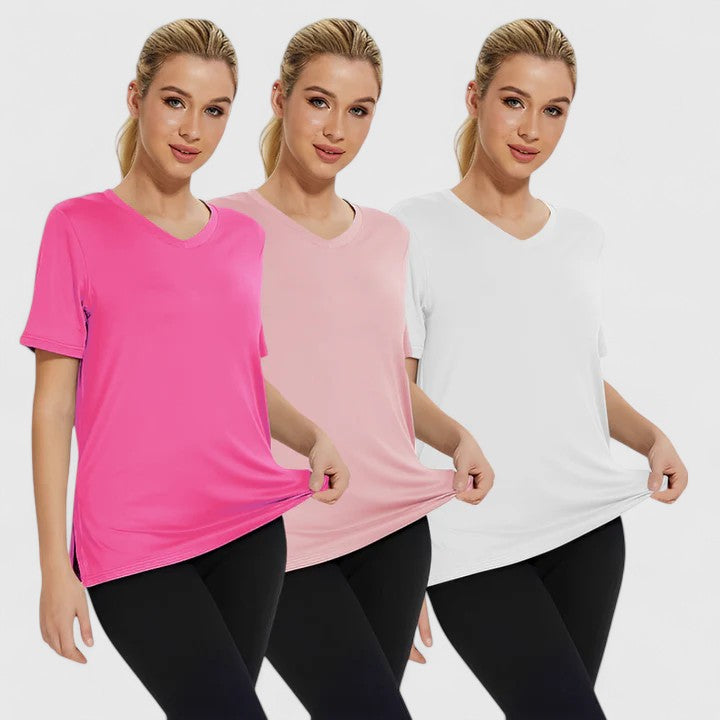 Samantha – Bekväm T-shirt (Pack Om 3)