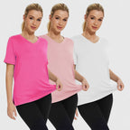 Samantha – Bekväm T-shirt (Pack Om 3)
