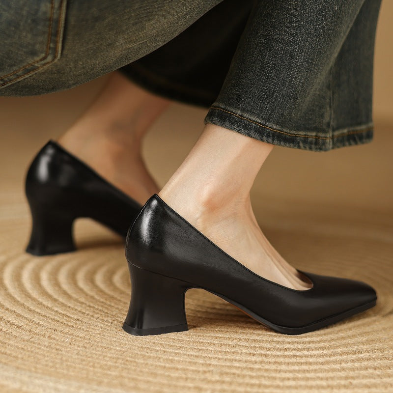 Martine | Pumps med fyrkantig tå