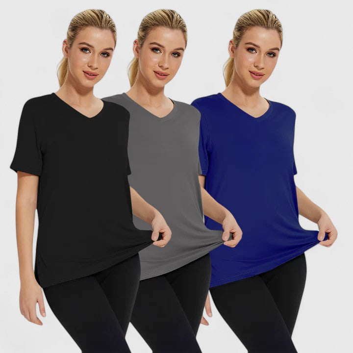 Samantha – Bekväm T-shirt (Pack Om 3)