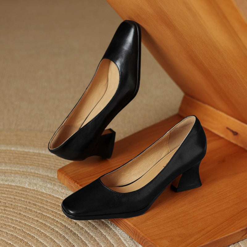 Martine | Pumps med fyrkantig tå