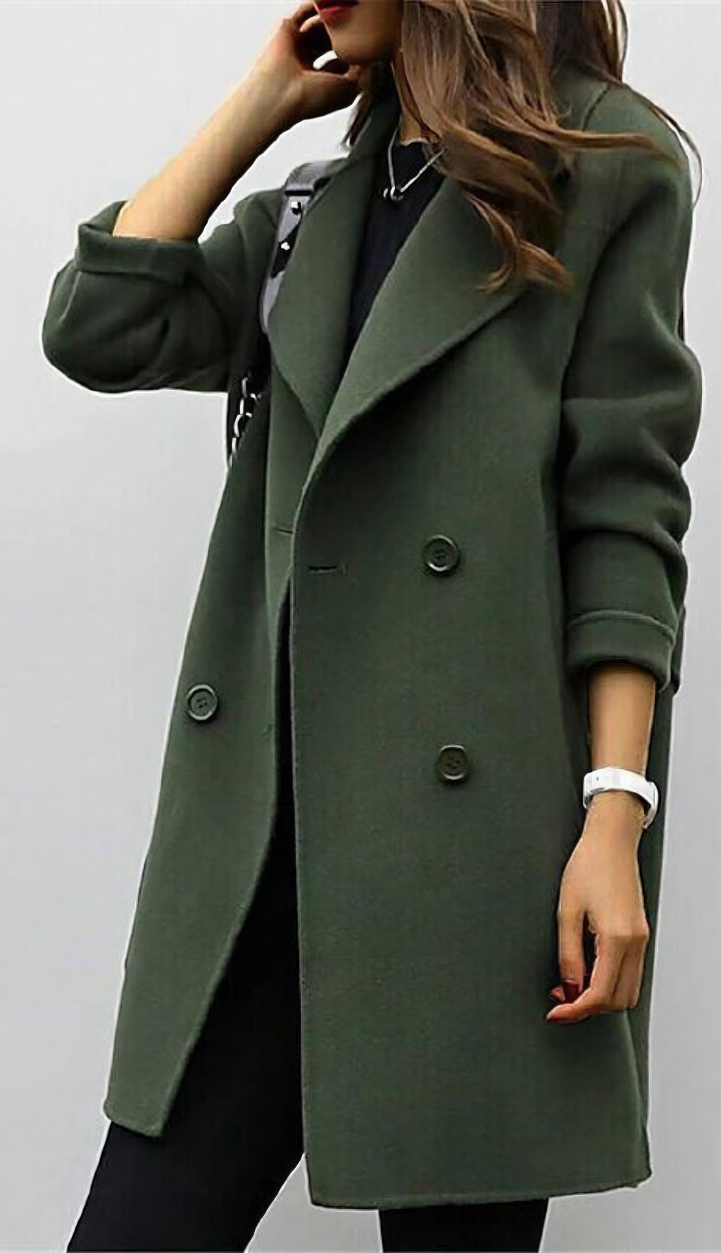Celina – Lång Trenchcoat