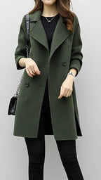 Celina – Lång Trenchcoat